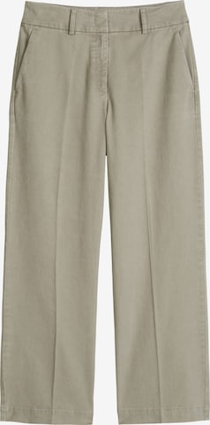 Marc O'Polo Wide Leg Hose 'Mea' in Grün: Vorderseite