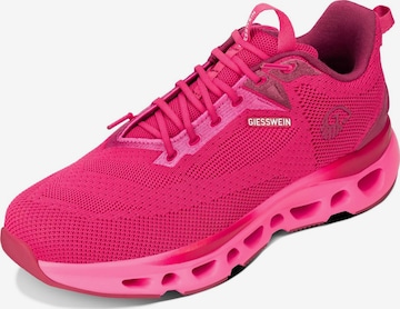 Baskets basses GIESSWEIN en rose : devant