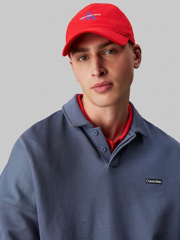 Calvin Klein Jeans Cap in Red