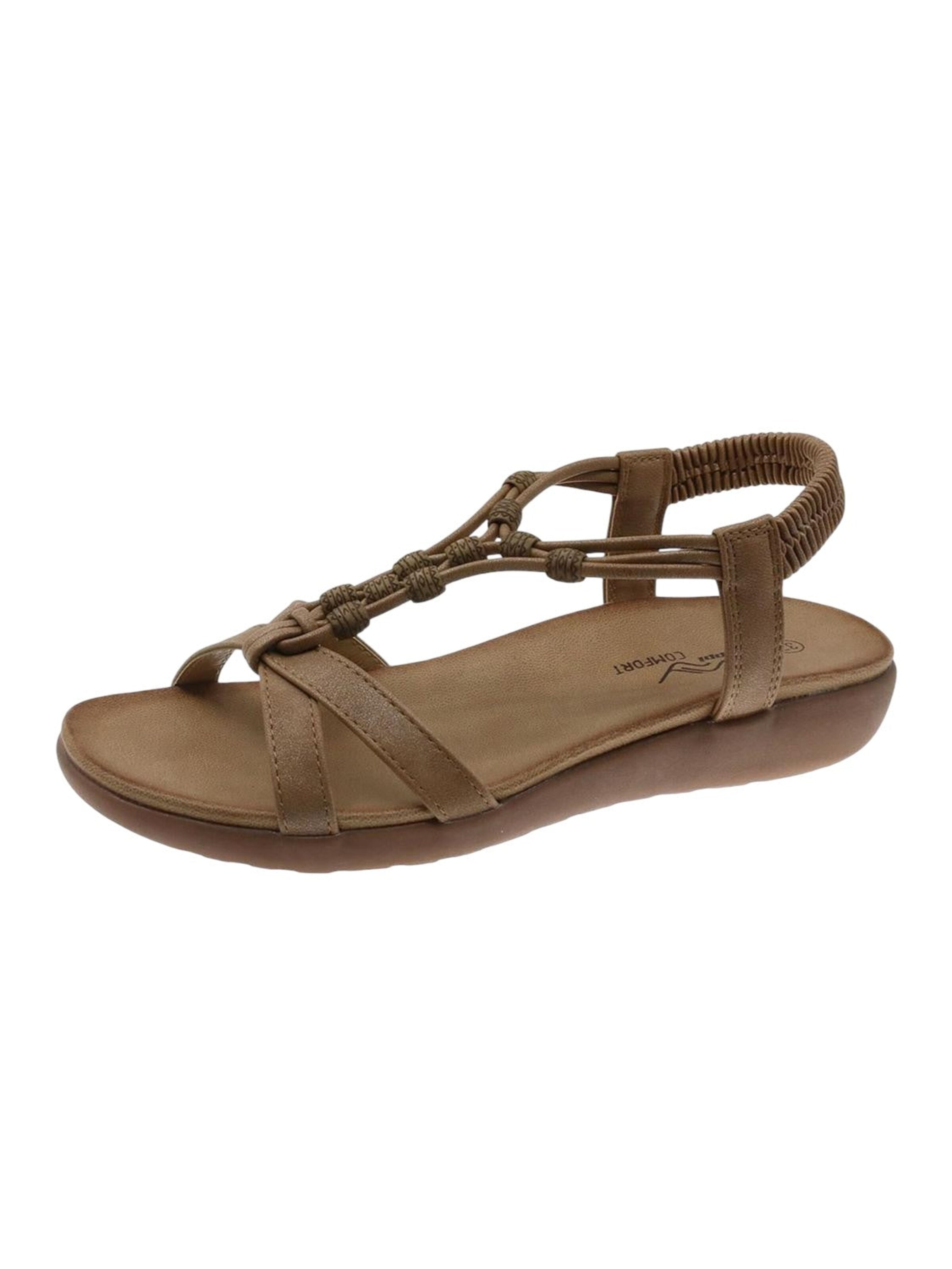 Beppi Sandale 'Casual Sandal'‌‌‌‌‌‌‌‌‌ in Braun: Vorderseite