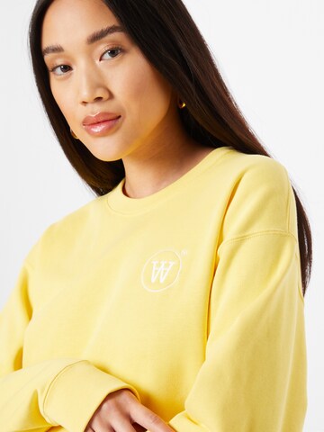 WOOD WOOD Sweatshirt 'Jess' in Yellow