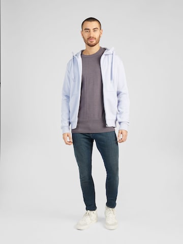 G-Star RAW Regular fit Sweatjacka 'Premium Core' i blå