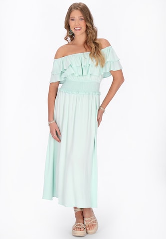 Robe d’été IZIA en vert : devant