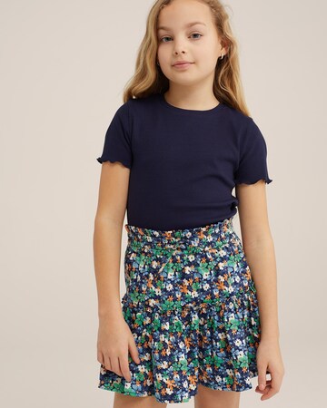 WE Fashion Tričko – modrá: přední strana