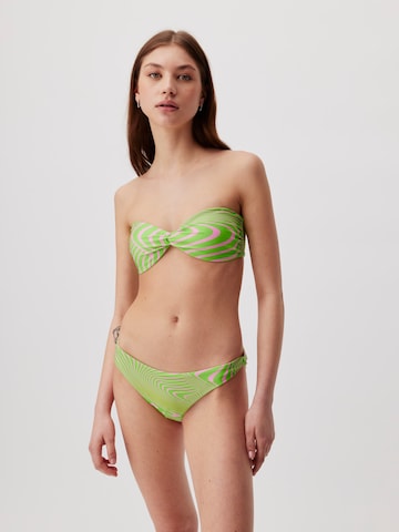 LeGer by Lena Gercke T-skjorte Bikinitopp 'Madlen' i grønn: forside