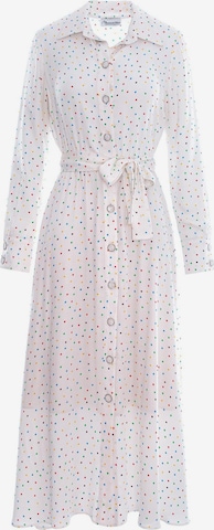 Couture de Marie Blusenkleid 'Raya' in Weiß: Vorderseite