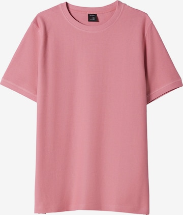 Bershka Koszulka w kolorze różowy: przód