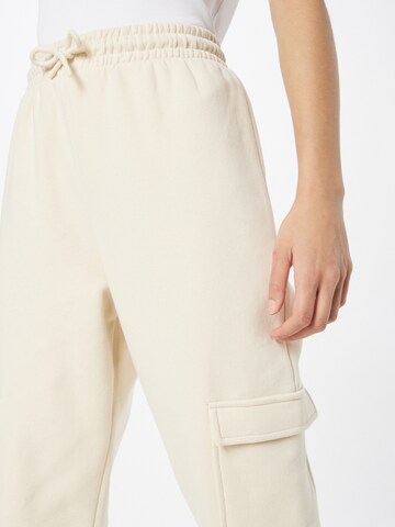 River Island Tapered Cargo Pants in Beige