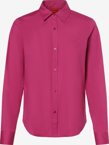 HUGO Bluse 'Essential' in Pink: predná strana