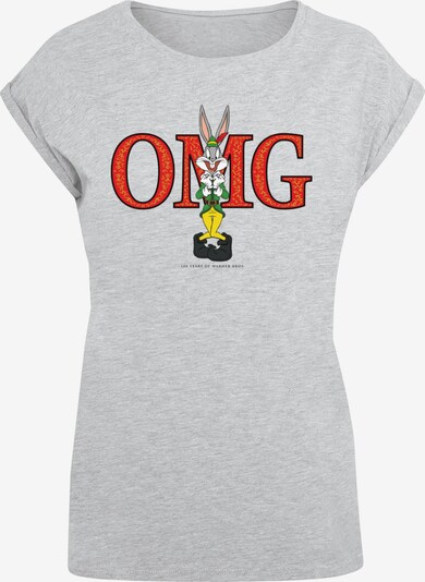 ABSOLUTE CULT T-shirt 'WB 100 Bugs Bunny - Buddy Elf Costume' en jaune / gris / rouge / noir, Vue avec produit