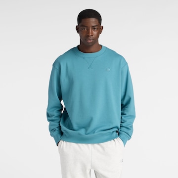 new balance Sweatshirt 'Athletics' in Grün: Vorderseite