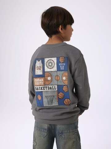 NAME IT Sweatshirt 'NKMBebob' in Grey: front
