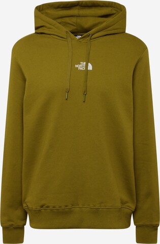 THE NORTH FACE - Sweatshirt 'ZUMU' em verde: frente