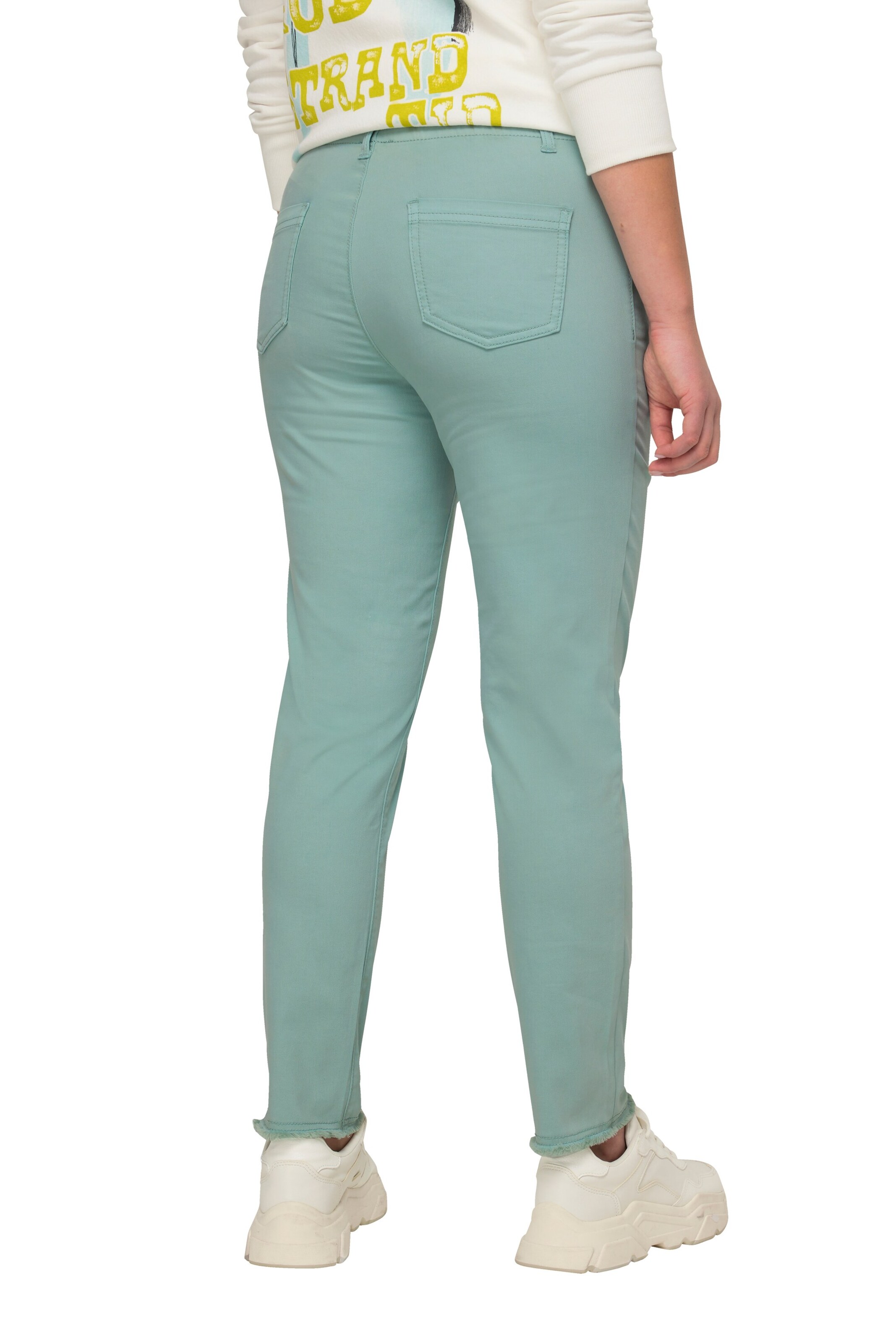 LAURASØN Slimfit Broek 'Julia' in Groen