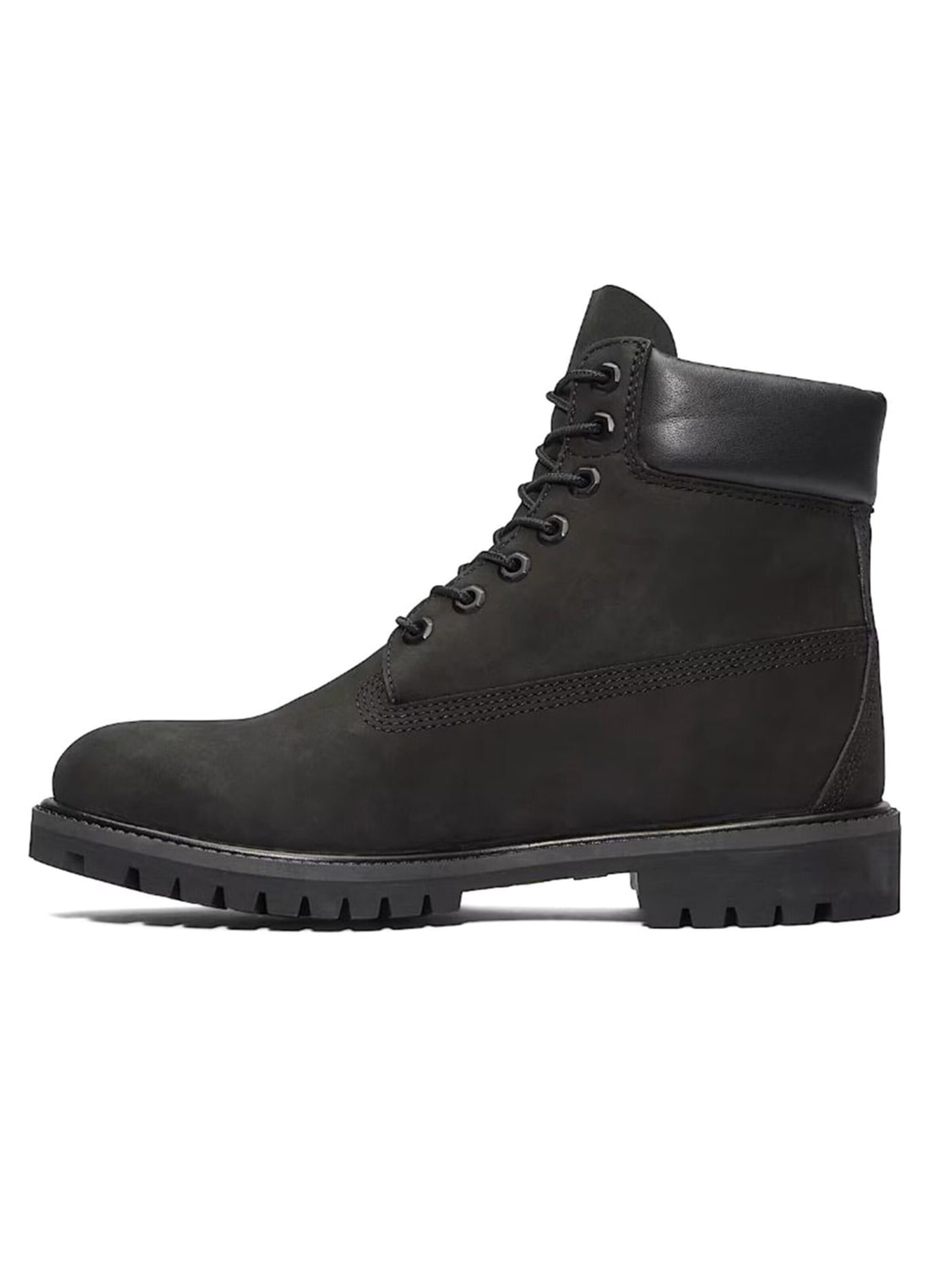 TIMBERLAND Kozaki sznurowane 'Premium 6 Inch Lace Up Waterproof Boot Black' w kolorze czarny