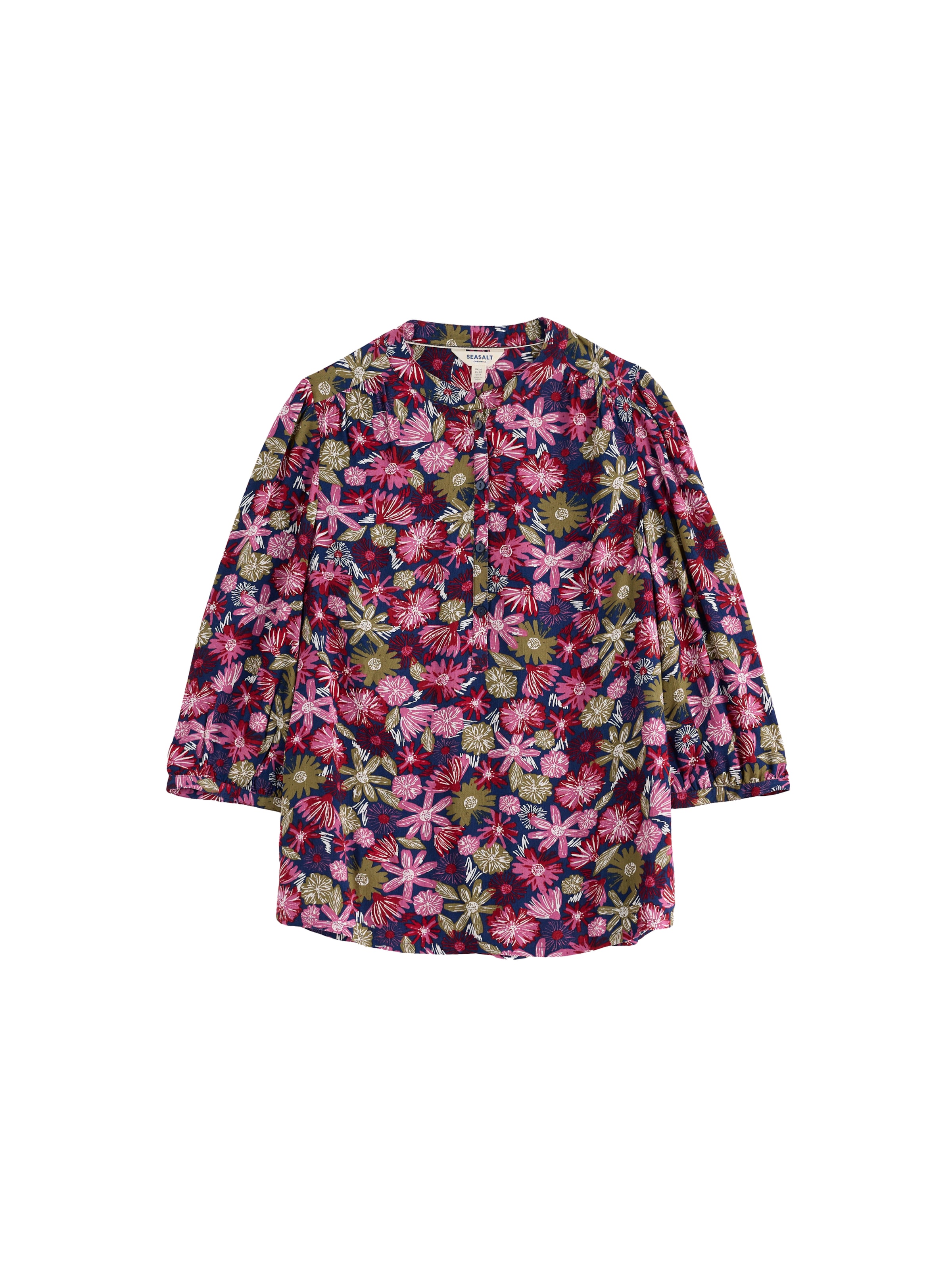Seasalt Cornwall Bluse 'Willow Path' i pink: forside