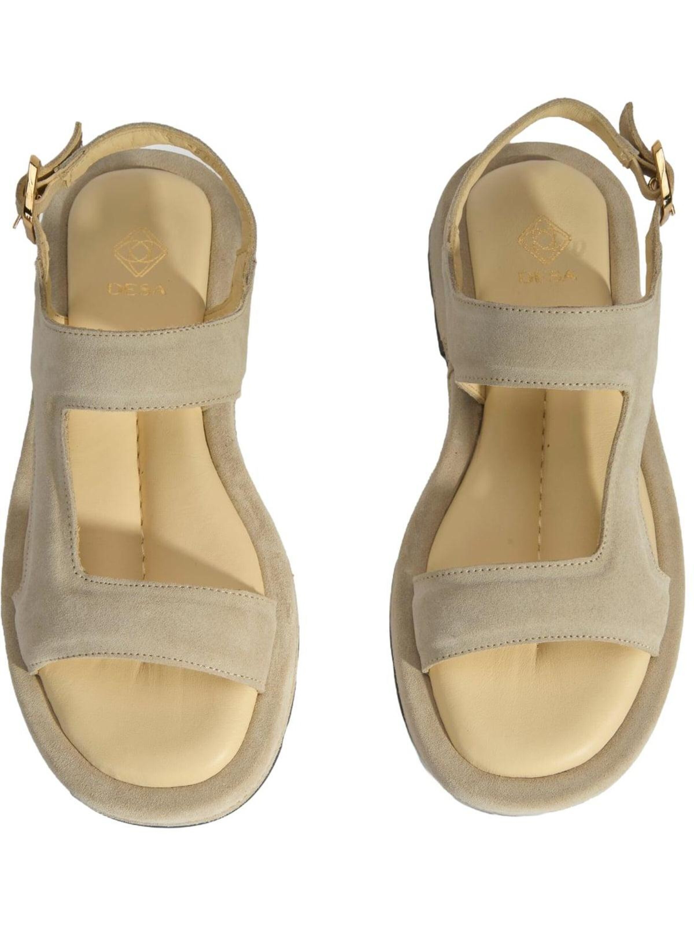 Sandales 'Sandalen' Desa en beige