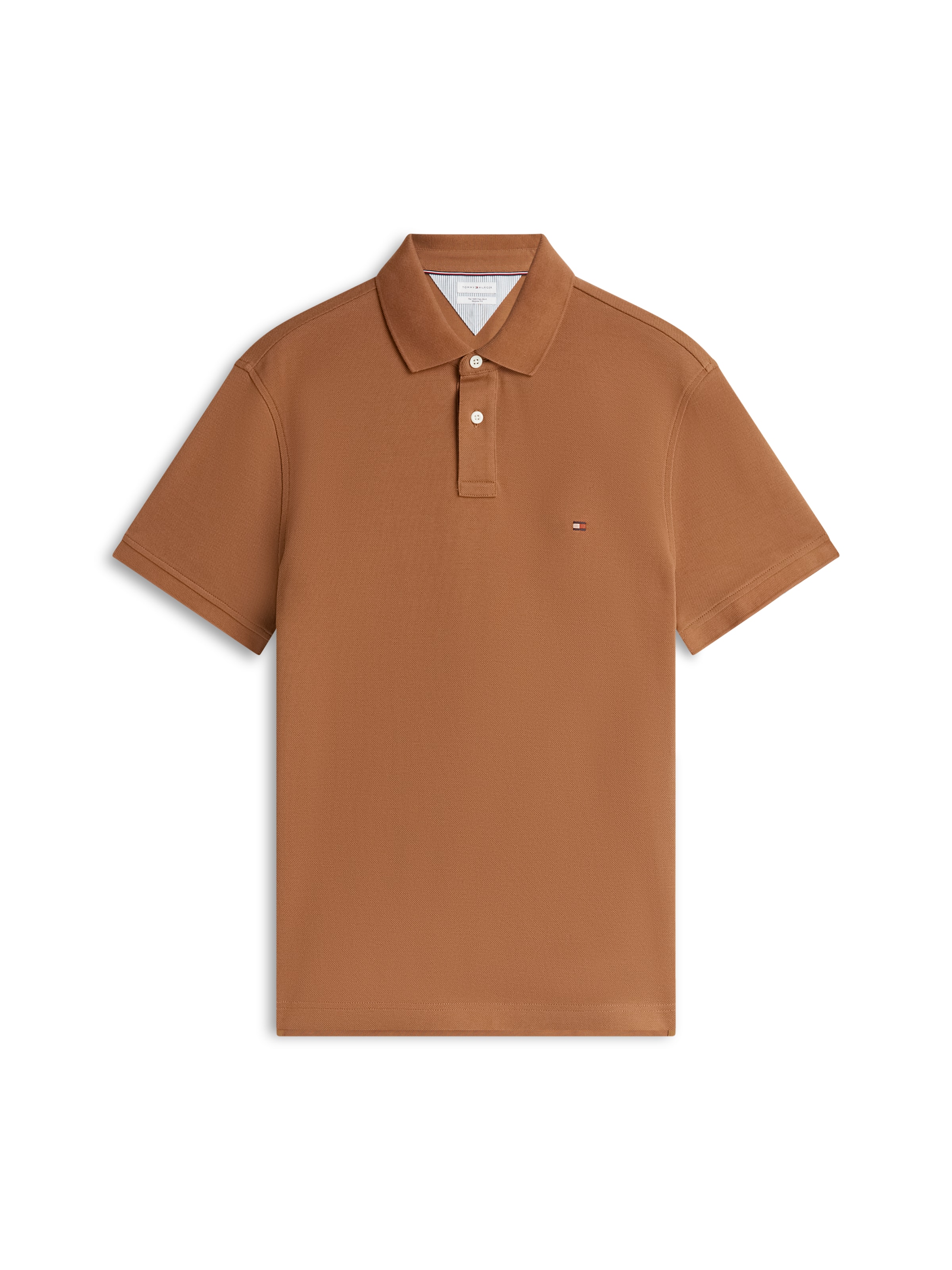 TOMMY HILFIGER Shirt 'CORE 1985' in Brown: front