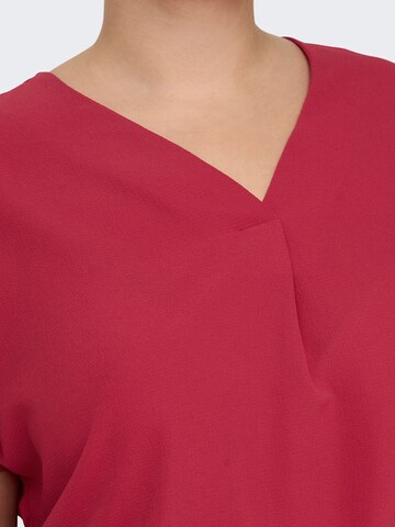 Haut ONLY Carmakoma en rouge