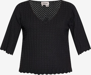 Pull-over Sidona en noir : devant