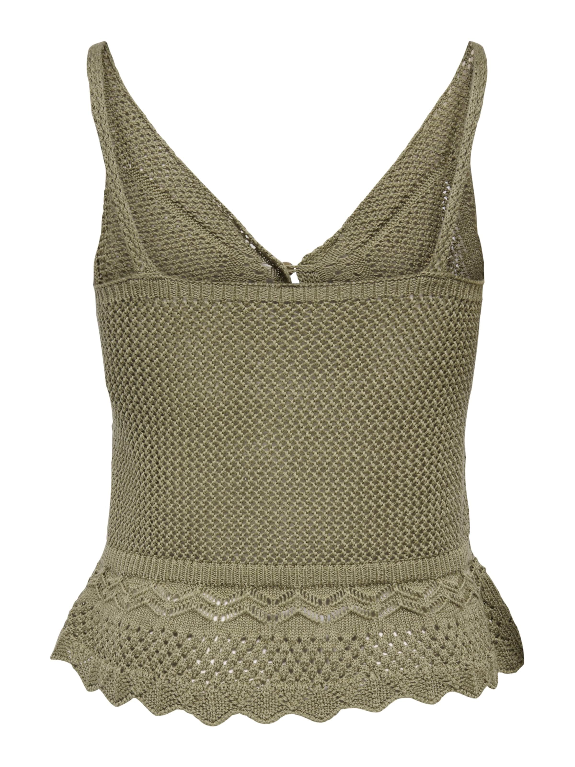 ONLY Gebreide top 'ONLLISON' in Groen