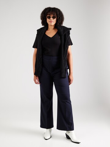 Tommy Hilfiger Curve - Camiseta en negro