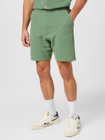 Regular Pantaloni 'Stanley' de la Kronstadt pe verde: față