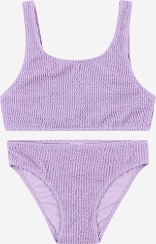 KIDS ONLY Bralette Bikini 'Amanda' in Purple: front