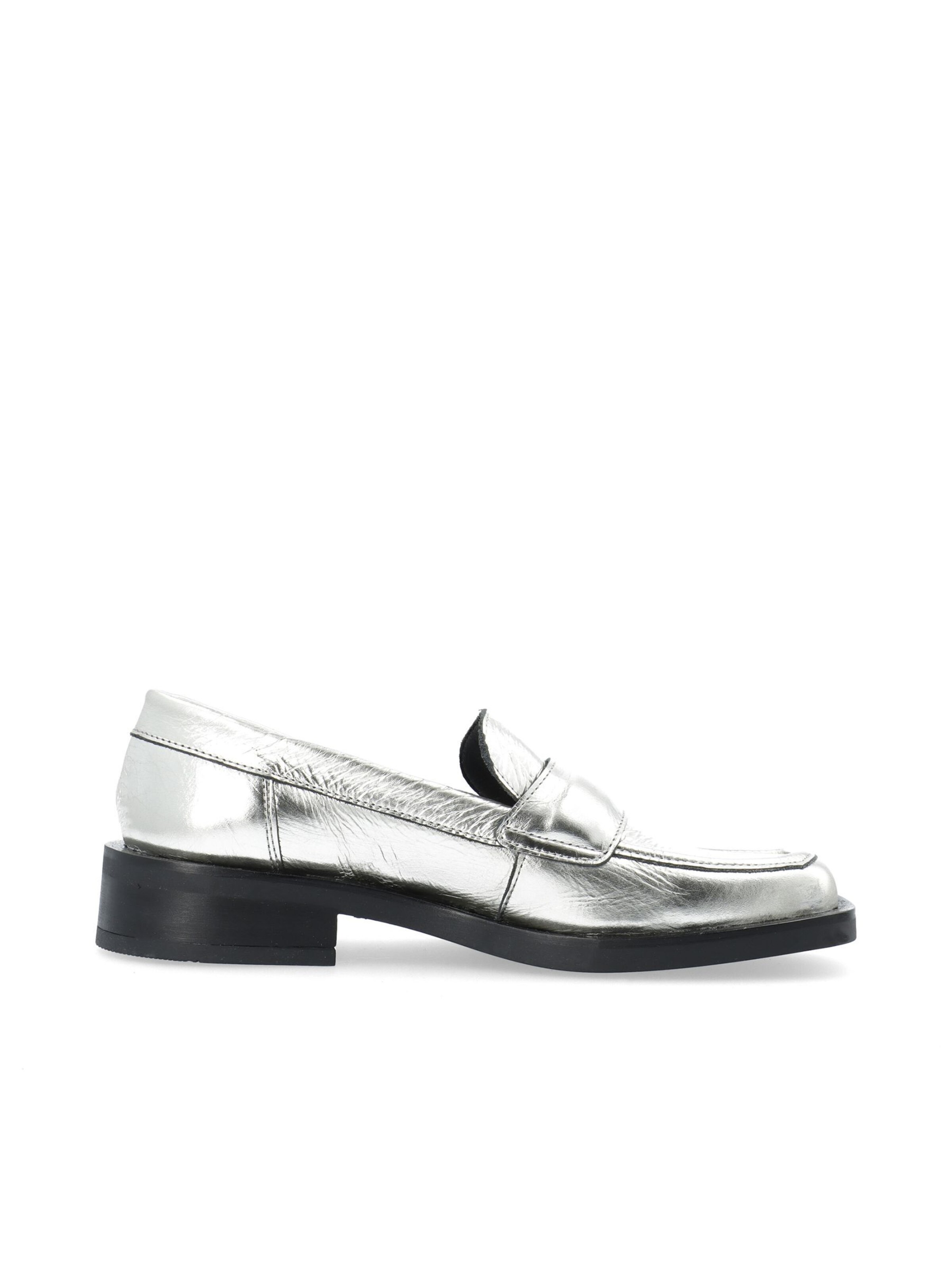 Bianco Slip-ons 'Sofie' in Silver
