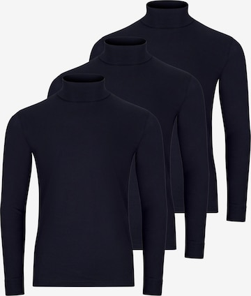 Ragman Shirt 'Basic' in Blue: front