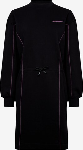 Robe Karl Lagerfeld en noir : devant