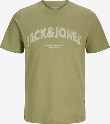 T-Shirt 'JORAlmeria' JACK & JONES en vert : devant