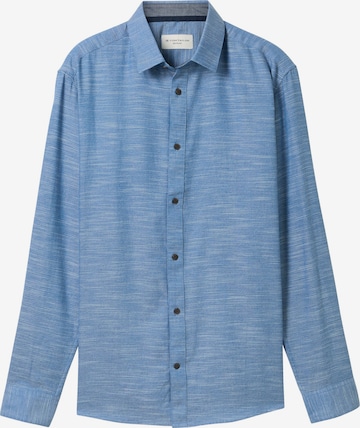 TOM TAILOR Regular fit Business Shirt in Blue: front