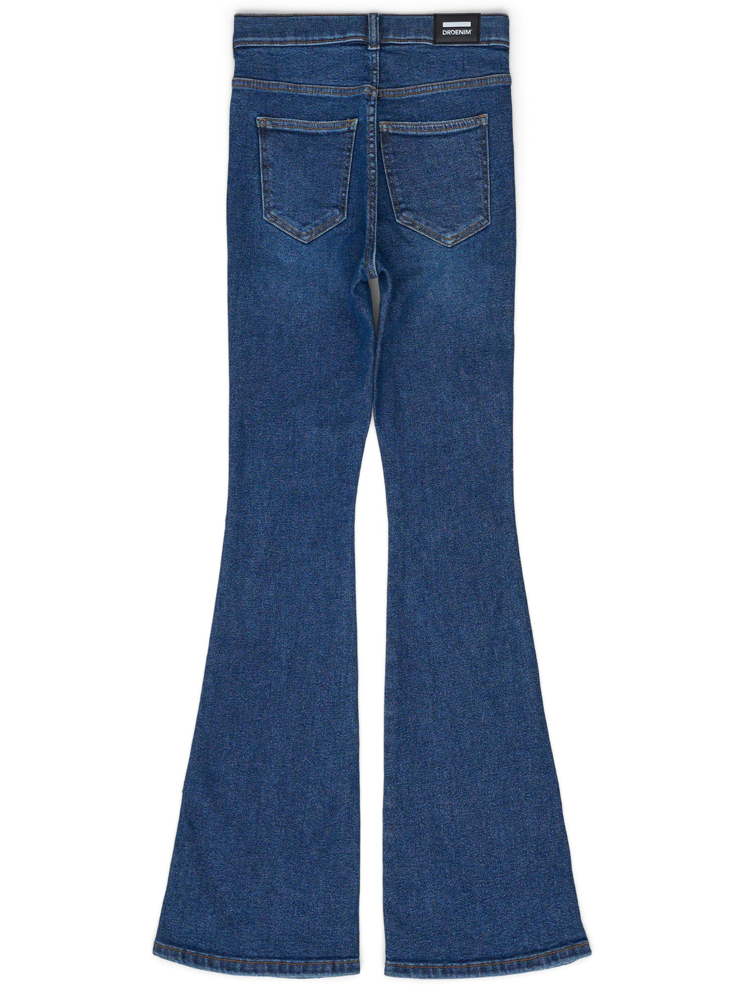 Dr. Denim Skinny Jeans 'Moxy High Flare' in Blauw