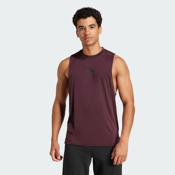 ADIDAS PERFORMANCE - Camiseta funcional 'Intensity' en rojo: frente