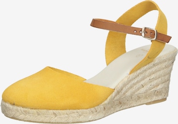 SANSIBAR Espadrilles in Geel: voorkant