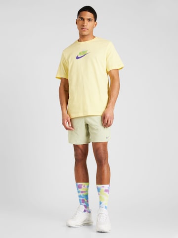 dzeltens Nike Sportswear T-Krekls 'SPRING BREAK SUN'