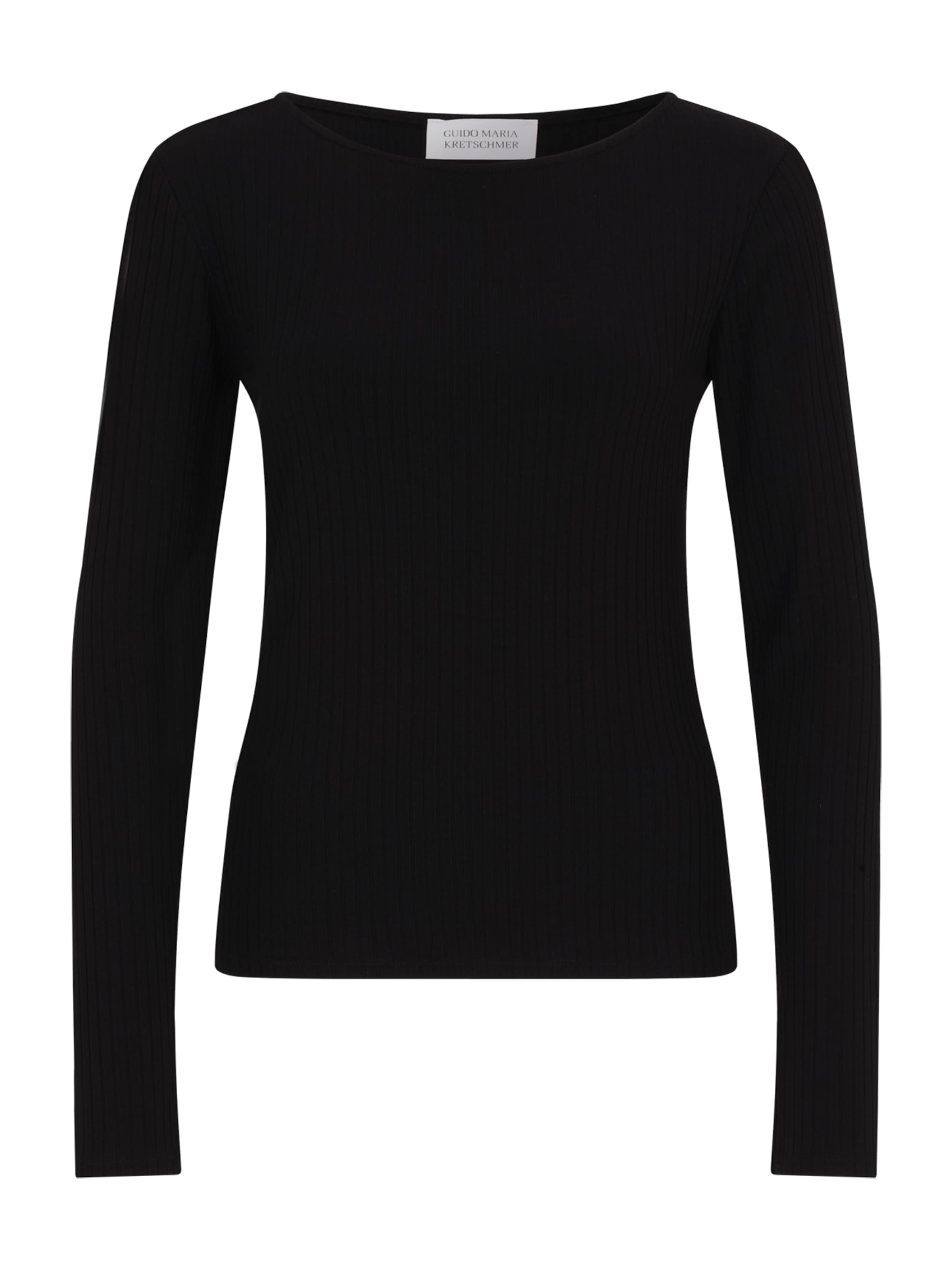 Guido Maria Kretschmer Women Μπλουζάκι 'Julie' σε μαύρο: μπροστά