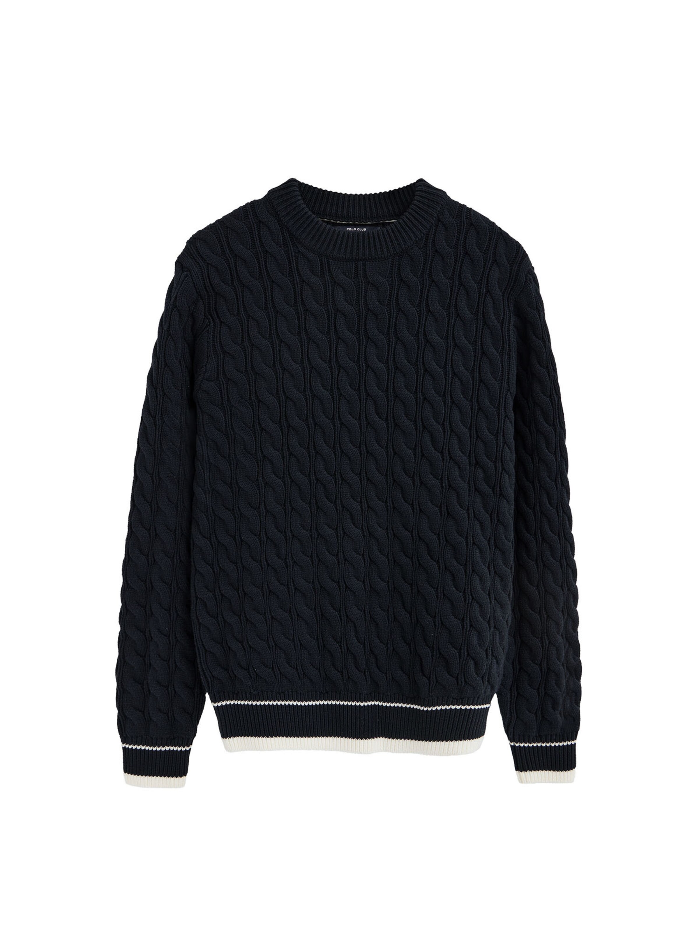 Polo Club Pullover in Blau: Vorderseite