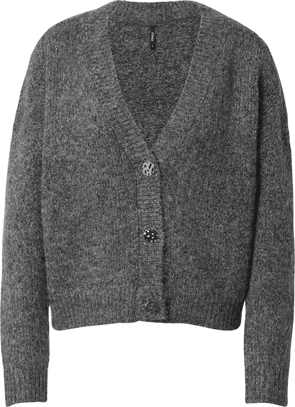 ONLY Strickjacke 'ZOEY' in Dunkelgrau ONLY Strickjacke 'ZOEY' in Dunkelgrau