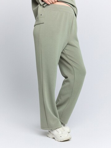 Wide leg Pantaloni di Next in verde: frontale