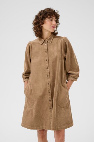 Part Two Shirt dress in Beige: front