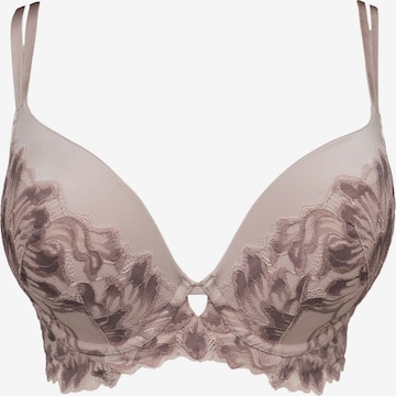 Soutien-gorge 'Cha' SugarShape en beige : devant
