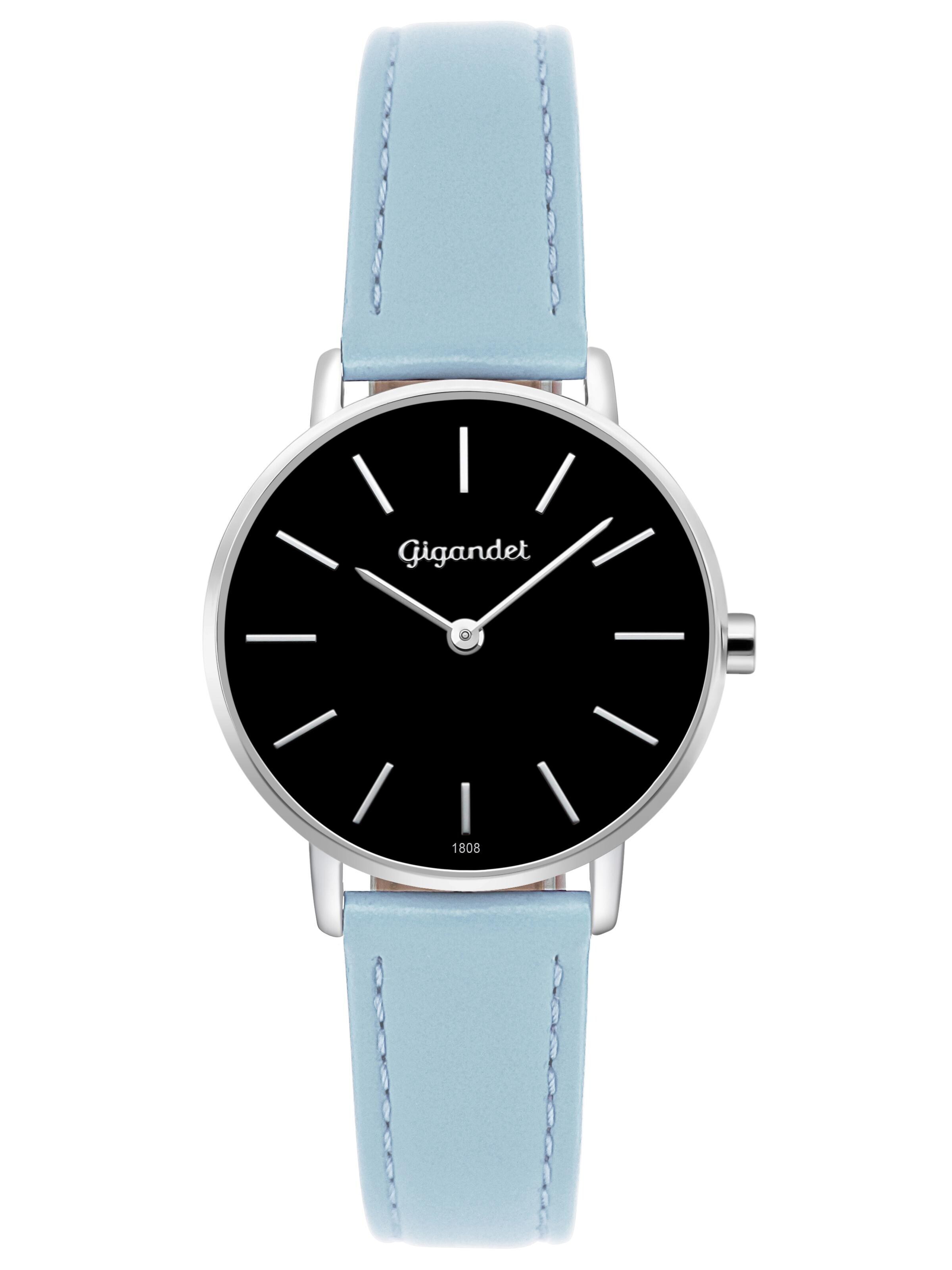 Gigandet Analog Watch 'MINIMALISM' in Black: front