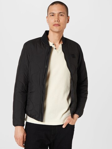 TOM TAILOR DENIM Between-Season Jacket in Black: front