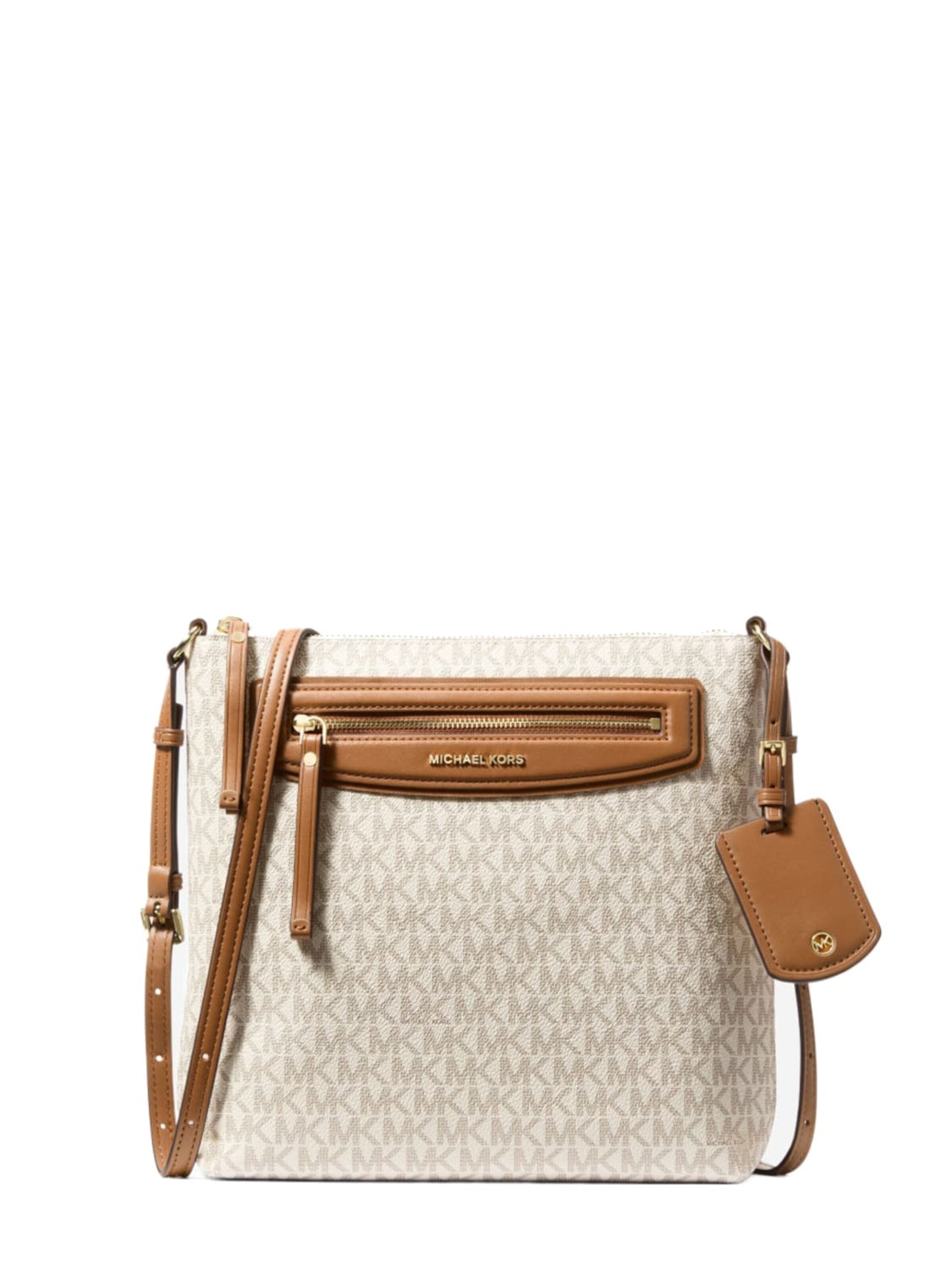 MICHAEL Michael Kors Skuldertaske 'Michael Kors Sac Bandoulière Jet Set Travel Beige' i beige: forside