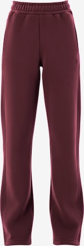 Organication Pants in Red: front