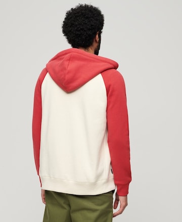 Superdry Zip-Up Hoodie 'Essential' in Beige