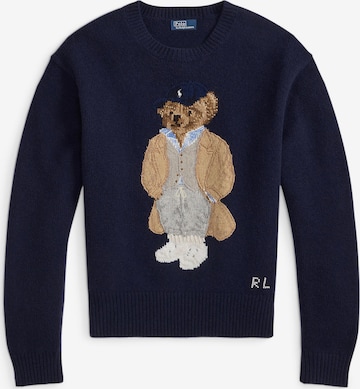 Pull-over Polo Ralph Lauren en bleu : devant