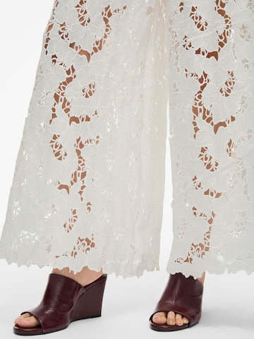 VILA Wide leg Broek 'VIHylde' in Wit